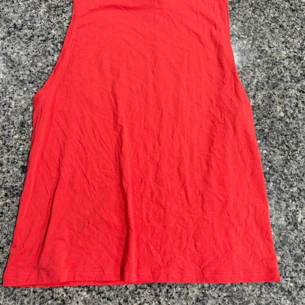 Lululemon All Yours Boyfriend Tank Carnation Red Vitasea Top LW1CGLS Size 8